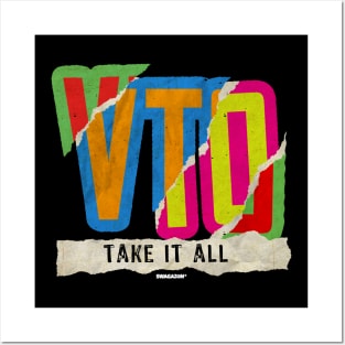 Retro Punk VTO Take It All Swagazon Posters and Art